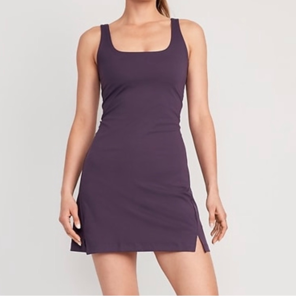 Old Navy PowerSoft Shelf-Bra Support Dress - Size XS - Nebula
